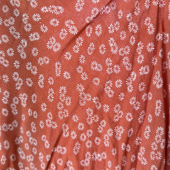 Pumpkin Ditzy Flower Skirt - Picture 2 of 5